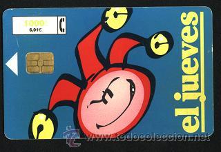 Sammlung von Telefonkarten: Tarjeta telef&oacute;nica El Jueves