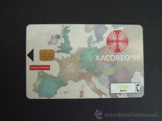 Sammlung von Telefonkarten: ESPA&Ntilde;A. TARJETA USADA.XACOBEO 99