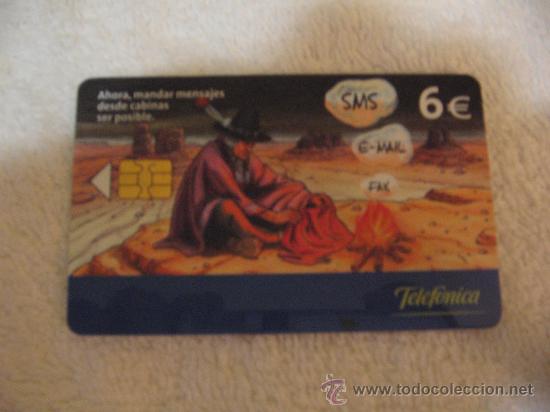 Tarjetas telef&oacute;nicas de colecci&oacute;n: TARJETA DE TELEFONICA USADA SMS e-MAIL FAX - Foto 1
