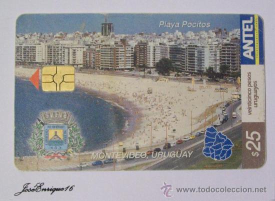 Sammlung von Telefonkarten: TC 282a PLAYA POCITOS, MONTEVIDEO, URUGUAY - MUSEO ZOOLOGICO LARRA&Ntilde;AGA