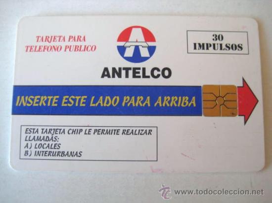 Cart&otilde;es de telefone de cole&ccedil;&atilde;o: TARJETA TELEFONICA. ANTELCO. VACIA.  ENVIO GRATIS&iexcl;&iexcl;&iexcl;