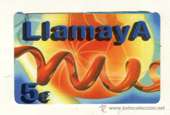 Cart&otilde;es de telefone de cole&ccedil;&atilde;o: TARJETA USADA LLAMAYA 5 &euro;