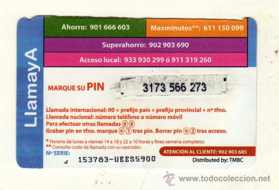 Tarjetas telef&oacute;nicas de colecci&oacute;n: TARJETA USADA LLAMAYA 5 &euro; - Foto 2