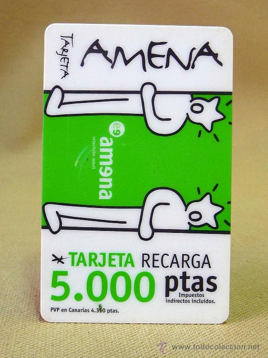 Carte telefoniche di collezione: TARJETA DE TELEFONOS, AMENA, 5000 PTAS, IBERICA