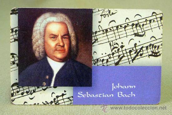 Cartes T&eacute;l&eacute;phoniques de collection: TARJETA DE TELEFONOS, TELEFONKARTE, 6.14 EUROS, 12 DM, ALEMANIA, SEBASTIAN BACH