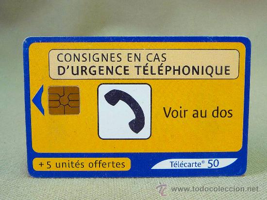Carte telefoniche di collezione: TARJETA DE TELEFONOS, TELECARTE, FRANCE TELECOM, 50+5  UNITES OFFERTES