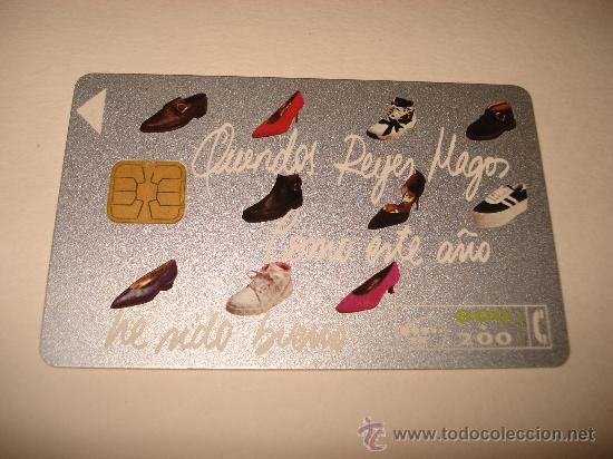 Collection telephone cards: TARJETA TELEFONICA 800 + 200 PTA QUERIDOS REYES MAGOS COMO ESTE A&Ntilde;O HE SIDO BUENO