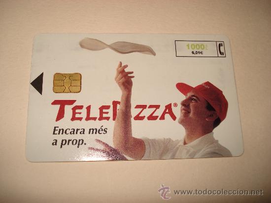 Collection telephone cards: TARJETA TELEFONICA 1000 PTA TELEPIZZA