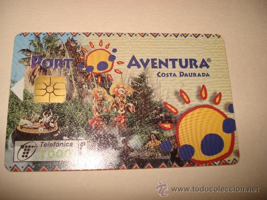 Collection telephone cards: TARJETA TELEFONICA 1000 PTA PORT AVENTURA Costa Daurada