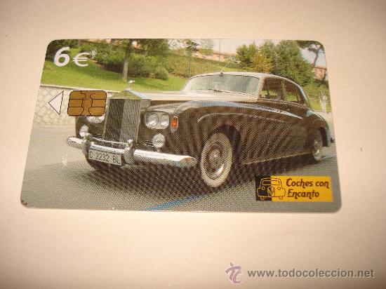 Tarjetas telef&oacute;nicas de colecci&oacute;n: TARJETA TELEFONICA 6&euro; COCHES CON ENCANTO ROLLS ROYCE