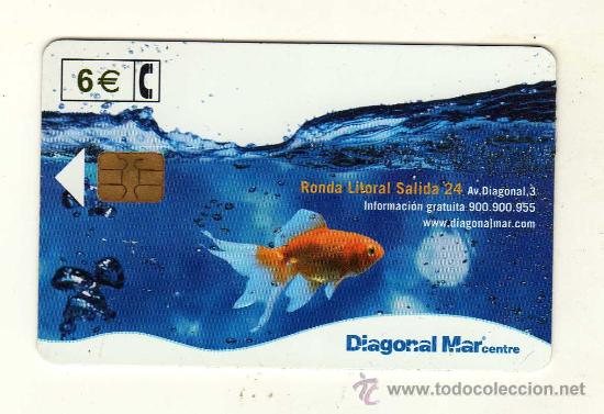 Tarjetas telef&oacute;nicas de colecci&oacute;n: TARJETA TELEF&Oacute;NICA DE 6&euro; - DIAGONAL MAR CENTRE (BARCELONA) -