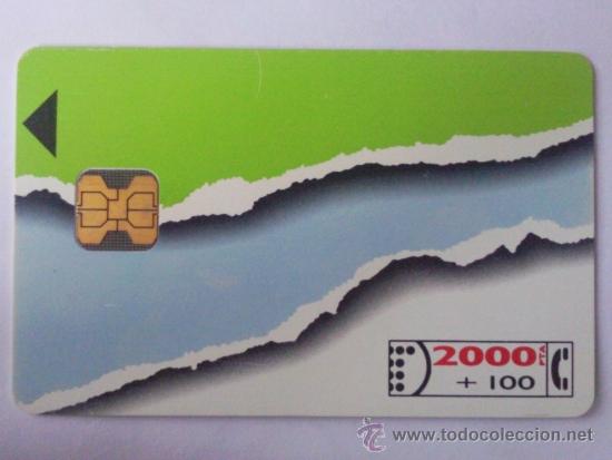 Tarjetas telef&oacute;nicas de colecci&oacute;n: TARJETA TELEFONICA ,- TELEFONICA RASGADA 2000+100 PTA,- USADA