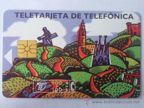 Tarjetas telef&oacute;nicas de colecci&oacute;n: TARJETA TELEFONICA ,-TELETARJETA DE TELEFONICA  900+ 100 PTA,- USADA