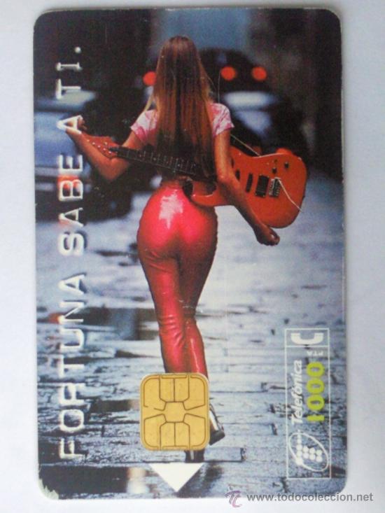 Tarjetas telef&oacute;nicas de colecci&oacute;n: TARJETA TELEFONICA ,- FORTUNA SABE A TI  1000 PTA,- USADA