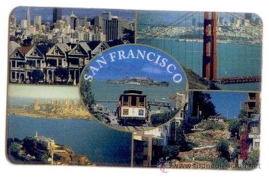 Carte telefoniche di collezione: Tarjeta telef&oacute;nica San Francisco - Estados Unidos 1997