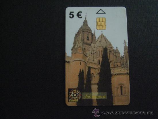 Carte telefoniche di collezione: ESPA&Ntilde;A, CATEDRAL DE SALAMANCA , TARJETA USADA