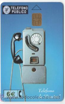 Carte telefoniche di collezione: Tarjeta telef&oacute;nica - tel&eacute;fono p&uacute;blico ( tel&eacute;fono de pesetas )