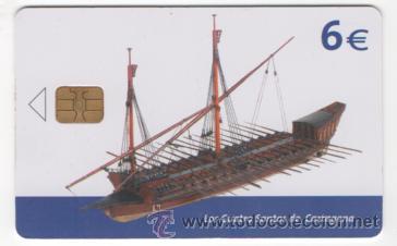 Carte telefoniche di collezione: Tarjeta telef&oacute;nica Barco- Los Cuatro Santos de Cartagena