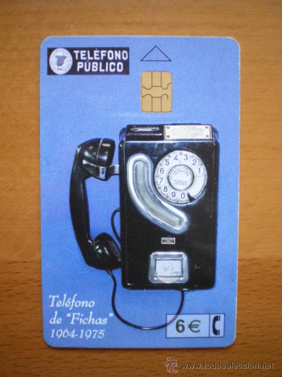 Carte telefoniche di collezione: TARJETA TELEF&Oacute;NICA AGOTADA. TEMA TEL&Eacute;FONO DE FICHAS