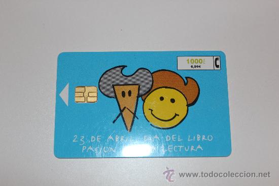 Tarjetas telef&oacute;nicas de colecci&oacute;n: TARJETA TELEFONICA DIA DEL LIBRO - Foto 1