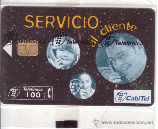 Carte telefoniche di collezione: Tarjeta telef&oacute;nica &rdquo;Servicio al Cliente&rdquo;. Totalmente nueva.