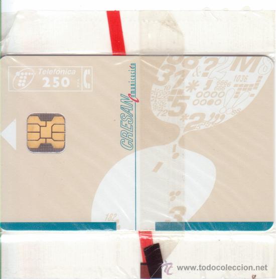 Carte telefoniche di collezione: Tarjeta telef&oacute;nica &rdquo;Cresan&rdquo;. Totalmente nueva.