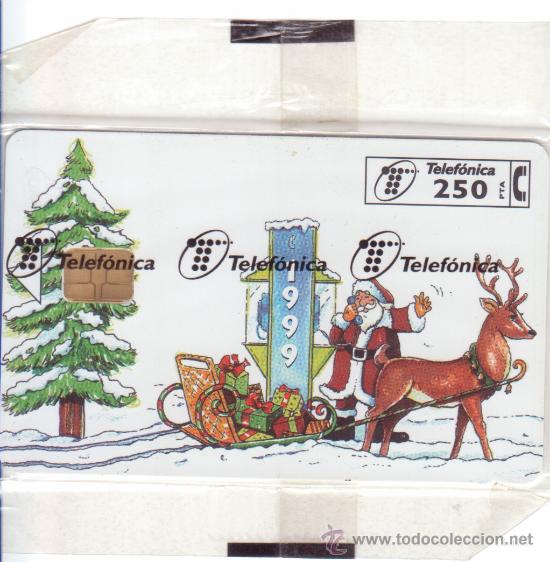 Cartes T&eacute;l&eacute;phoniques de collection: Tarjeta telef&oacute;nica &rdquo;Navidad 1.999&rdquo;. Totalmente nueva.