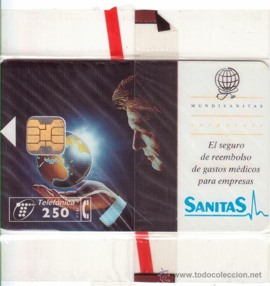 Cartes T&eacute;l&eacute;phoniques de collection: Tarjeta telef&oacute;nica &rdquo;Sanitas&rdquo;. Totalmente nueva.