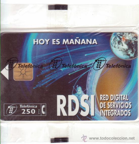Cartes T&eacute;l&eacute;phoniques de collection: Tarjeta telef&oacute;nica &rdquo;Red digital de servicios integrados&rdquo;. Totalmente nueva.