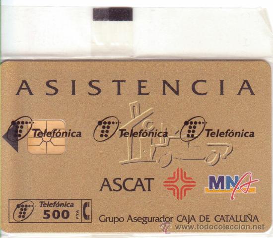 Cartes T&eacute;l&eacute;phoniques de collection: TARJETA TELEF&Oacute;NICA &rdquo;Asistencia ASCAT&rdquo;. TOTALMENTE NUEVA.