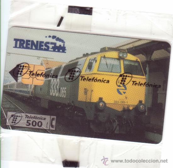 Cartes T&eacute;l&eacute;phoniques de collection: TARJETA TELEF&Oacute;NICA &rdquo;Trenes&rdquo;. TOTALMENTE NUEVA.