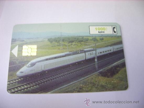 Cartes T&eacute;l&eacute;phoniques de collection: ANTIGUA TARJETA TELEFONICA AVE 1999 1000 PTAS