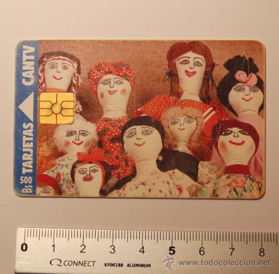 Tarjetas telef&oacute;nicas de colecci&oacute;n: TARJETA PREPAGO CANTV &rdquo;MU&Ntilde;ECAS DE TRAPO&rdquo;. USADA - Foto 1