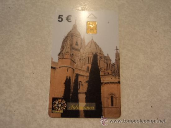 Collection telephone cards: Tarjeta telef&oacute;nica con la Catedral de Salamanca. Usada. A&ntilde;o 2009. 5 euros.