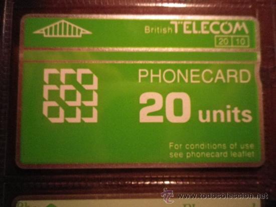 Collection telephone cards: TEL&Eacute;FONO TARJETA TELEF&Oacute;NICA  BT PHONECARD 20 NUEVA