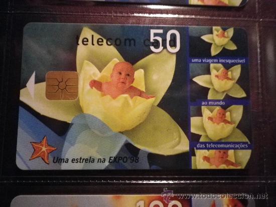 Sammlung von Telefonkarten: TEL&Eacute;FONO TARJETA TELEF&Oacute;NICA PORTUGAL TELECOM    50 EXPO 98