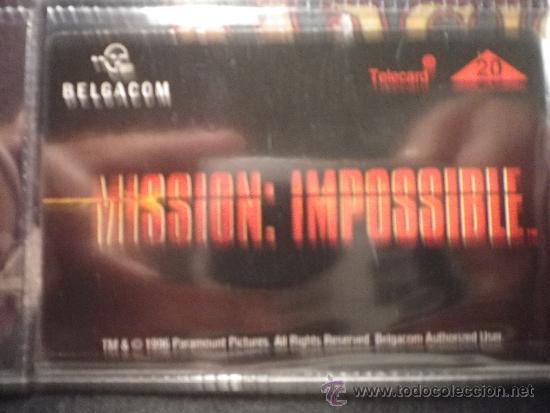 Sammlung von Telefonkarten: TEL&Eacute;FONO TARJETA TELEF&Oacute;NICA  BELGICACOM 20 MISSION IMPOSSIBLE