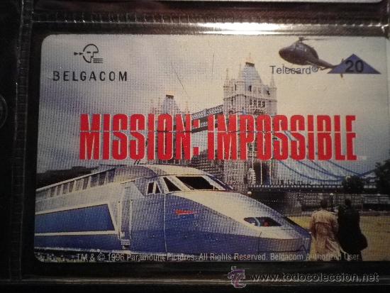Sammlung von Telefonkarten: TEL&Eacute;FONO TARJETA TELEF&Oacute;NICA  BELGICACOM 20 MISSION IMPOSSIBLE