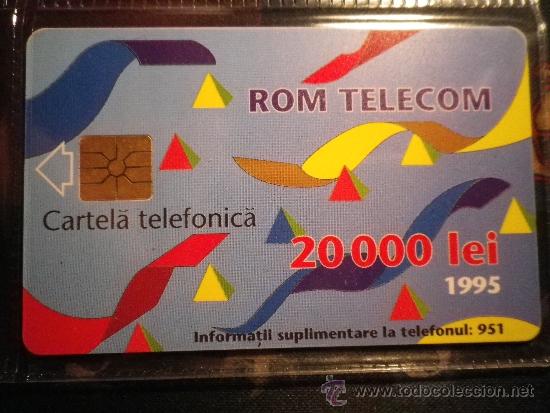 Sammlung von Telefonkarten: TEL&Eacute;FONO TARJETA TELEF&Oacute;NICA ROM TELECOM