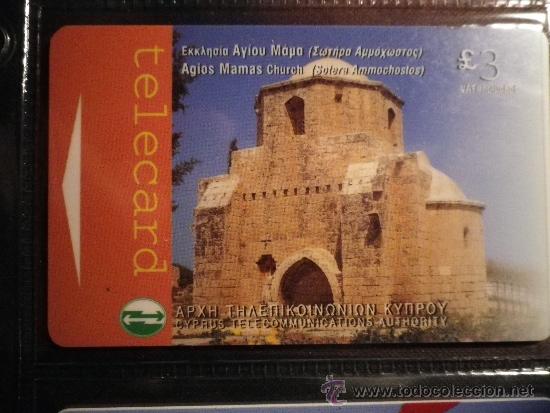 Sammlung von Telefonkarten: TEL&Eacute;FONO TARJETA TELEF&Oacute;NICA  CYPRUS  TELECOMMUNICATIONS