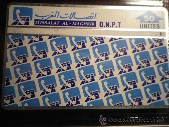 Sammlung von Telefonkarten: TELEFONO  TARJETA TELFONICA ITISSALAT AL MAGHRIB  OMPT  50