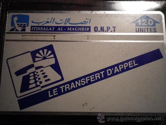 Sammlung von Telefonkarten: TELEFONO  TARJETA TELFONICA ITISSALAT AL MAGHRIB  OMPT 120