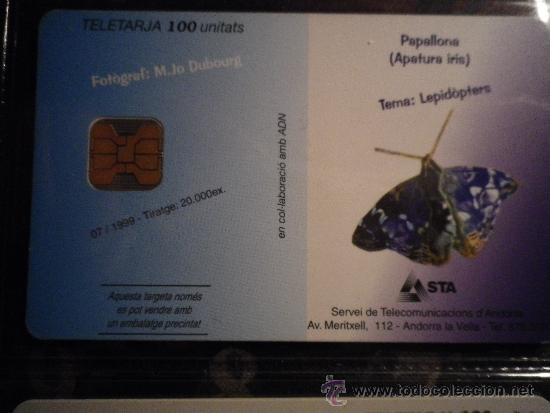 Sammlung von Telefonkarten: TARJETA TEL&Eacute;FONO ANDORRA TELETARJA   100
