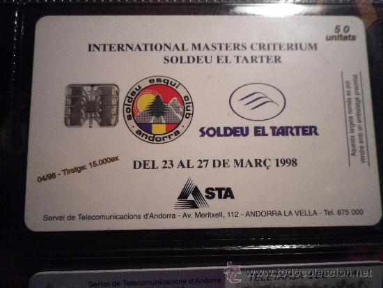 Sammlung von Telefonkarten: TARJETA TEL&Eacute;FONO ANDORRA TELETARJA 50