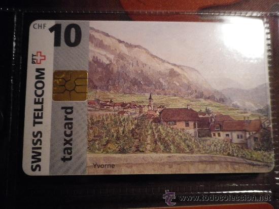 Sammlung von Telefonkarten: TARJETA TELOFONO / TELEFONICA - SUIZA - SWISS TELECOM - TAXCARD 10 - USADA