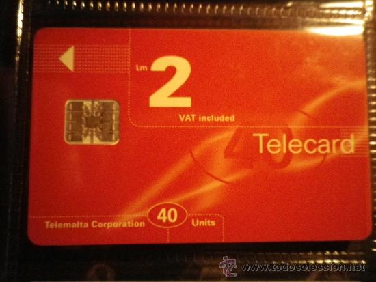 Sammlung von Telefonkarten: TARJETA TELOFONO / TELEFONICA - TELECARD   TELEMALTA CORPORATION 40 UNITS