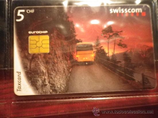 Sammlung von Telefonkarten: TEL&Eacute;FONO TARJETA TELEF&Oacute;NICA DE SUIZA  TAXCARD -  5  SWISSCOM