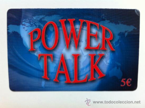Cart&otilde;es de telefone de cole&ccedil;&atilde;o: TARJETA TELEFONICA POWER TALK 5 EUROS ITALIA