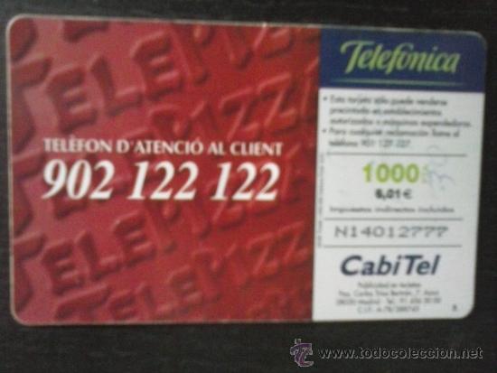 Tarjetas telef&oacute;nicas de colecci&oacute;n: Tarjeta Telefonica usada - Foto 2