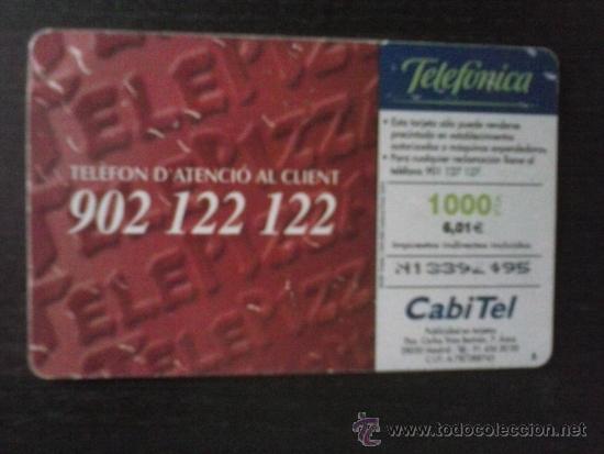 Tarjetas telef&oacute;nicas de colecci&oacute;n: Tarjeta Telefonica usada - Foto 2